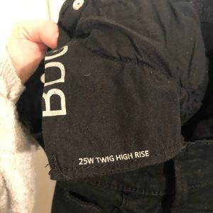 Urban Outfitters BDG Ripped Knee Black Jeans sz 25